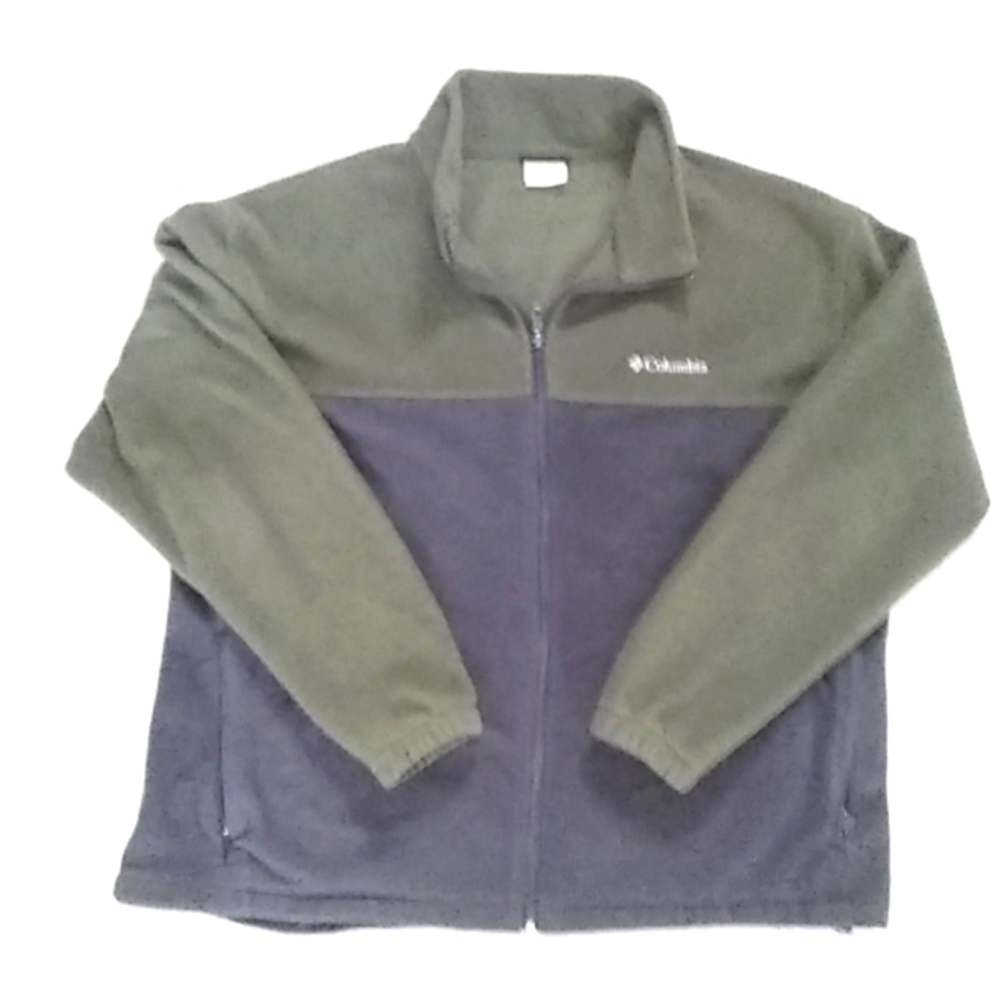 Columbia zipper front fleece jacket